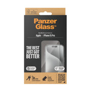 PanzerGlass Screen Protector iPhone 15 Pro