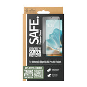 PanzerGlass SAFE. by Screen Protector w. Black Frame Motorola Edge 60