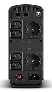 CyberPower CP900EIPFCLCD strömskydd (UPS) Linjeinteraktiv 0,9 kVA 540 W 6 AC-utgångar