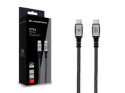 Conceptronic ETTA07B12 USB-kablar USB 3.2 Gen 2x2 1,2 m USB C 20 Gbit/s 100 W Svart