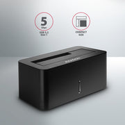 Axagon ADSA-SN Dockningsstation för lagringsenhet USB 3.2 Gen 1 (3.1 Gen 1) Type-A