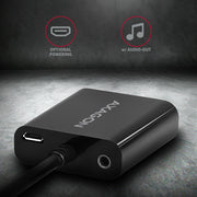 Axagon RVH-VGAN videokabeladapter 0,15 m HDMI Typ A (standard) VGA (D-Sub) Svart