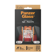 PanzerGlass Privacy Screen Protector iPhone 15 Pro