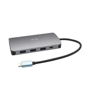 i-tec Metal C31NANOVGA100 dockningsstationer för bärbara datorer Kabel USB 3.2 Gen 1