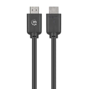Manhattan 356657 HDMI-kabel 2 m HDMI Typ A (standard) Svart