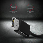 Axagon RVD-VGN videokabeladapter 0,15 m DisplayPort VGA (D-Sub) Svart