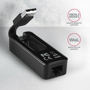 Axagon ADE-XR nätverkskort Ethernet 100 Mbit/s