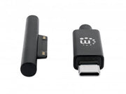 Manhattan 353632 USB-kablar 1,8 m USB C Surface Connect Svart