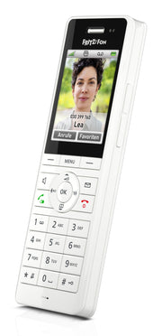 Fon FRITZ! X6 DECT-telefon Namn och uppringnings-ID Vit