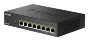 D-Link DMS-108P/E nätverksswitchar Ohanterad 2.5G Ethernet (100/1000/2500)