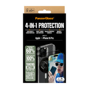 PanzerGlass 4-in-1 Protection Bundle iPhone 16 Pro Genomskinligt skärmskydd Apple