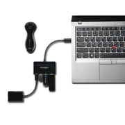 Kensington CH1000 USB-C 4-portars hubb