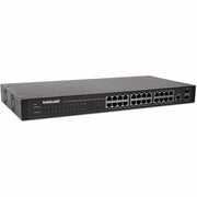 Intellinet 560917 nätverksswitchar hanterad Gigabit Ethernet (10/100/1000) 1U Svart