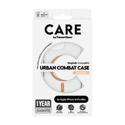 PanzerGlass CARE by Urban Combat Case Transparent w. Peachy MagSafe iPhone 16 Pro Max