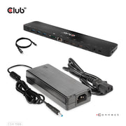 CLUB3D CSV-1566 dockningsstationer för bärbara datorer Dockning USB 3.2 Gen 1 (3.1