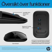HP Z3700 Dual mus i svart