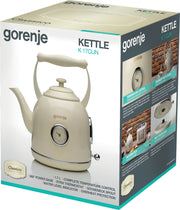 Gorenje K17CLIN vattenkokare 1,7 l 2000 W Gräddfärgad