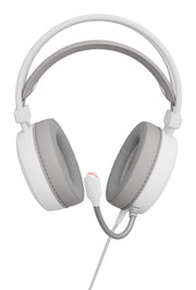 GENESIS NSG-2308 hörlur och headset Kabel Huvudband Spela USB Type-A Vit