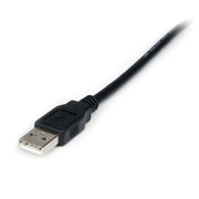 StarTech.com USB till nollmodem RS232 DB9 seriell DCE-kabeladapter med 1 port och