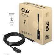 CLUB3D CAC-1536 USB-kablar USB 3.2 Gen 2 (3.1 Gen 2) 5 m USB C USB A 10 Gbit/s Svart