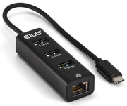 CLUB3D CSV-1549 gränssnittshubbar USB Type-C 5000 Mbit/s Svart