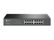 TP-Link TL-SG1016D Ohanterad Gigabit Ethernet (10/100/1000) Svart