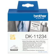 Brother DK-11234 utskriftsbara etiketter Vit Självhäftande skrivaretikett - DK11234