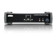 ATEN USB 3.0 4K DisplayPort KVMP-switch med 2 portar (kablar medföljer)
