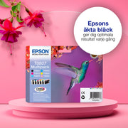 Epson Hummingbird Enpack svart T0801 Claria Photographic-bläck