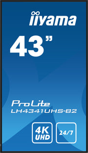 iiyama LH4341UHS-B2 skyltställ