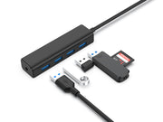 Conceptronic CTC4USB3 gränssnittshubbar USB 3.2 Gen 1 (3.1 Gen 1) Type-C 5000 Mbit/s