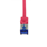 LogiLink C6A024S nätverkskablar Röd 0,5 m Cat6a S/FTP (S-STP)