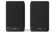 Sharp Bookshelf Speakers 2-vägs Svart Kabel & Trådlös 60 W