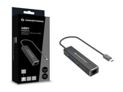 Conceptronic ABBY13B dockningsstationer för bärbara datorer Kabel USB 3.2 Gen 1 (3.1