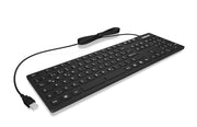 KeySonic KSK-8030 IN (DE) black tangentbord Industriell USB QWERTZ tyska Svart