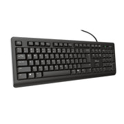 Trust TK-150 tangentbord Kontor USB QWERTZ tyska Svart