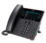 HP Poly VVX 450 IP-telefon för 12 linjer och PoE-aktiverad
