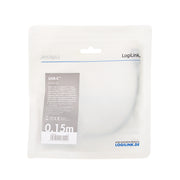 LogiLink CUA0102 kabelomvandlare (hane/hona) USB 3.2 Gen1 Type-C DisplayPort Svart