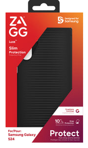 ZAGG Cases Luxe Samsung Galaxy S24 Black
