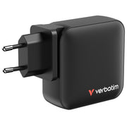 Verbatim Mini GaN Charger 165W Universal Svart AC Snabb laddning inomhus