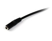 StarTech.com 1m 3.5mm/3.5mm ljudkabel 3,5mm Svart