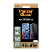 PanzerGlass 2-Way Privacy Screen Protector iPhone 16