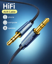 Ugreen 10688 ljudkabel 3 m 3,5mm Blå