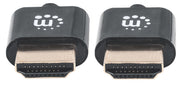 Manhattan 394369 HDMI-kabel 1,8 m HDMI Typ A (standard) Svart