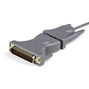 StarTech.com ICUSB232DB25 seriella kablar Grå 0,9 m USB Type-A DB-9