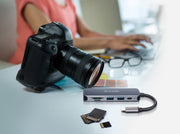 D-Link DUB-2325 dockningsstationer för bärbara datorer USB Type-C Grå