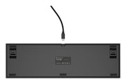 GENESIS THOR 404 tangentbord Universal USB QWERTY Engelsk Svart