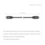 CLUB3D CAC-2506 USB-kablar 2 m USB C 0 Gbit/s 240 W Svart