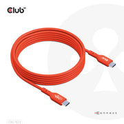 CLUB3D CAC-1573 USB-kablar USB 2.0 2 m USB C 0,48 Gbit/s 240 W Röd