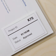 Brother DK-22212 etikett-tejp Svart på vitt